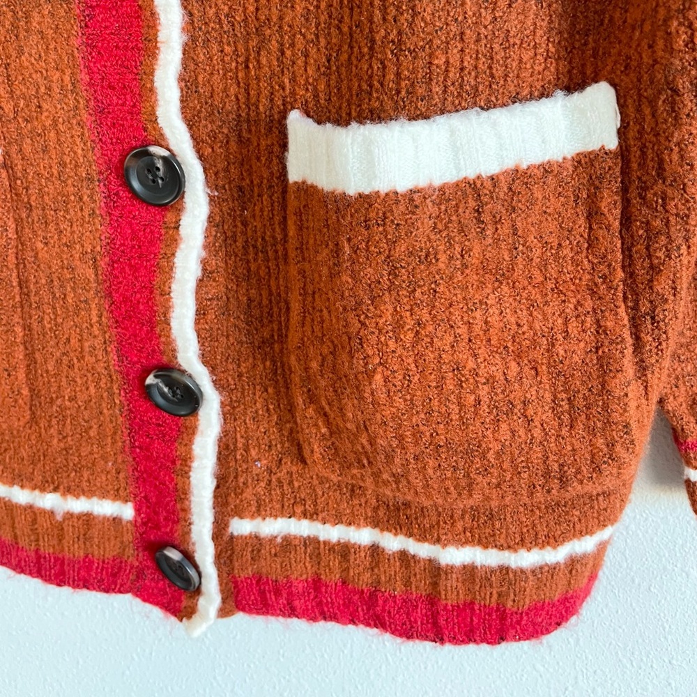 NWOT BP Varsity Cardigan Sweater Small - Picture 5 of 8